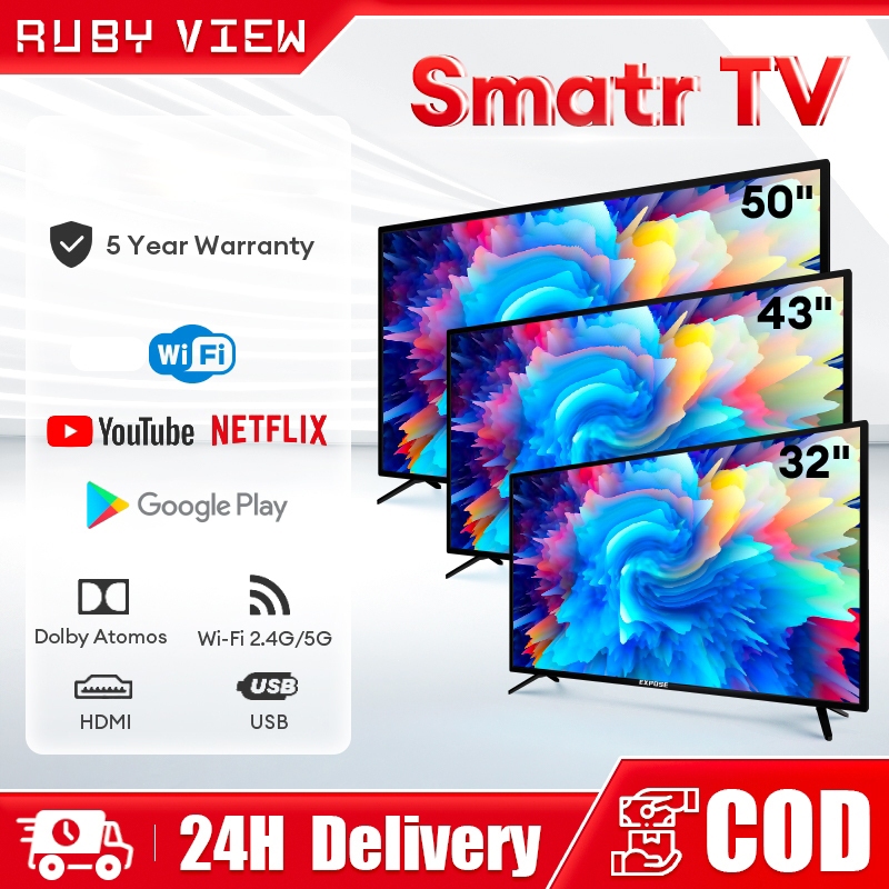 EXPOSE  Android Smart TV Digital TV LED  32 Inch 43 Inch 1080P 75HZ