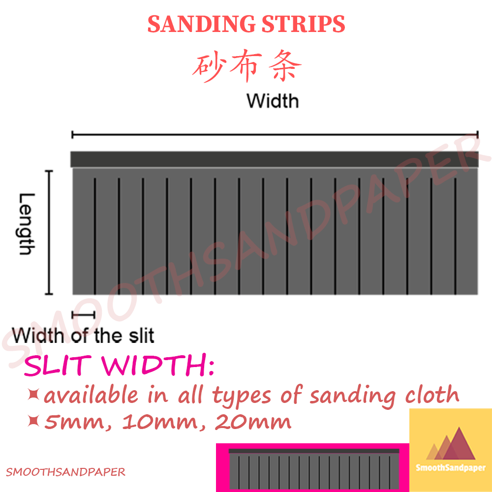 Sand Cloth Strip Woodworking Polishing Grinding Roller 工业剑麻砂布条刷异性砂光机专用砂布条木工抛光打磨辊 image 5