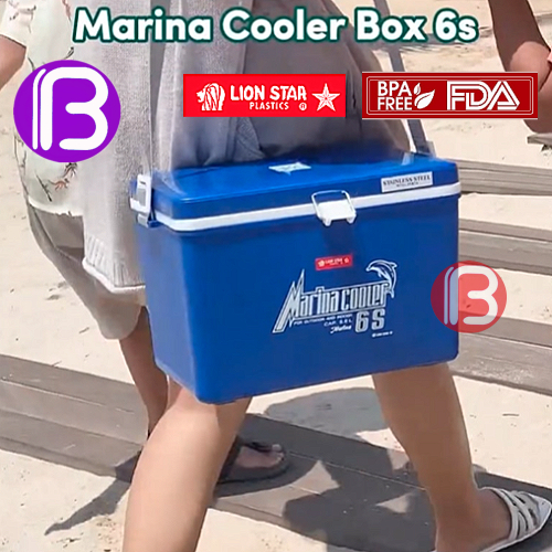 【BOSS & Bos's】MARINA Cooler Box Lion Star Cool Box Marina / Ice Bucket / Ice Box / Picnic Box / Ice Cream Box
