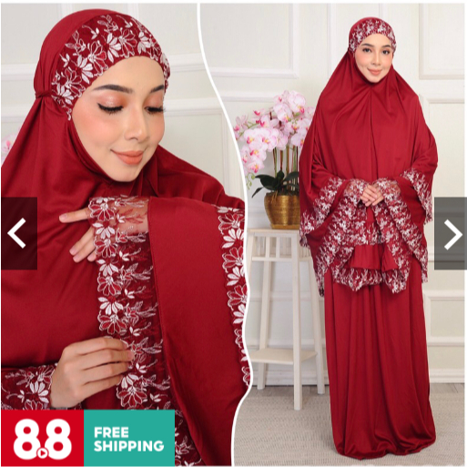 TELEKUNG DUBBLE LACE KAIN VISCOSE