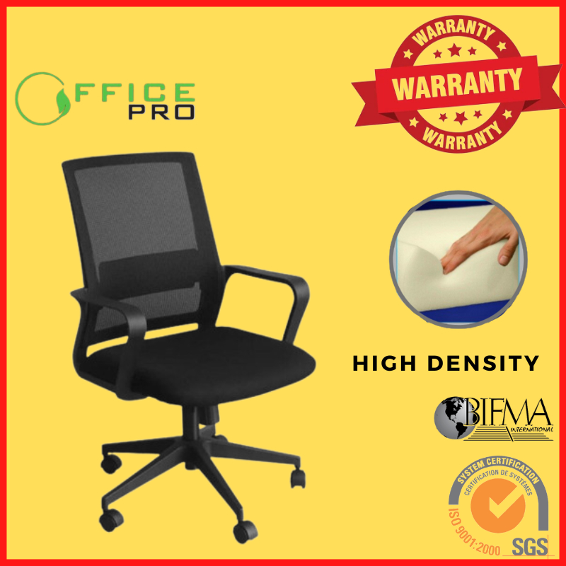 Hot SellingOffice Chair/ Mesh Chair/Kerusi Office/2 Years Warranty by OFFICEPRO l IP-M7/B1