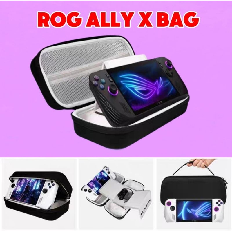 Rog Ally X Carrying Case Bag Protective Hard Replacement Bag Gaming Handheld Portable Travel rog ally console accessorie