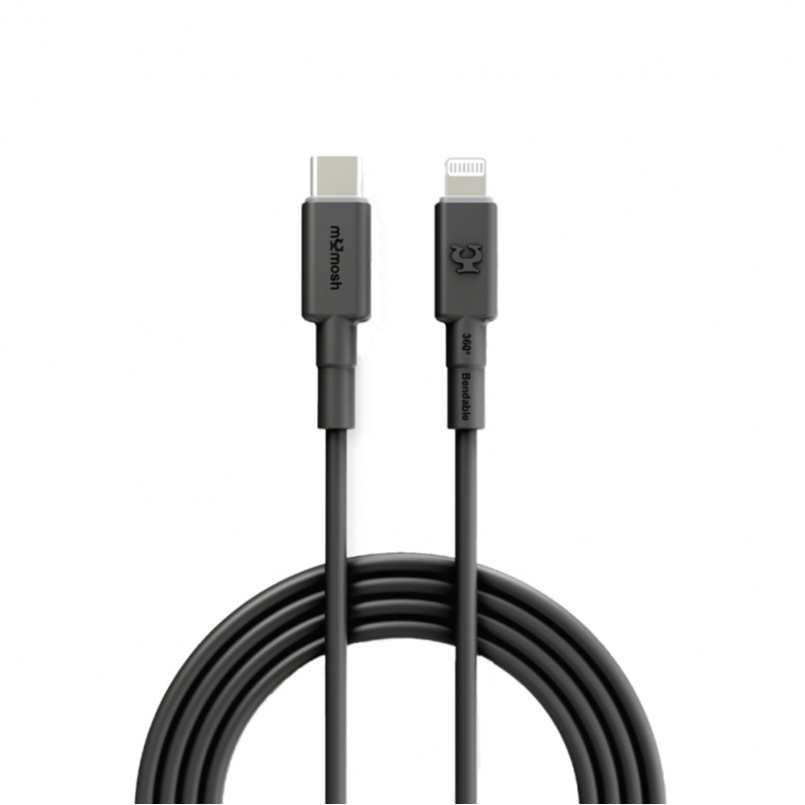 MYMOSH EL-C2L122 CABLE I-CABLE TO USB-C PD 1.2M/FAST CHARGING/30KG TEAR RESISTANCE/ CHARGE & SYNC/ 4