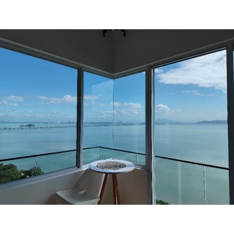 Penang Accommodation : Infinite Seaview with Penang Bridge and Sunrise, Best View In Penang Island