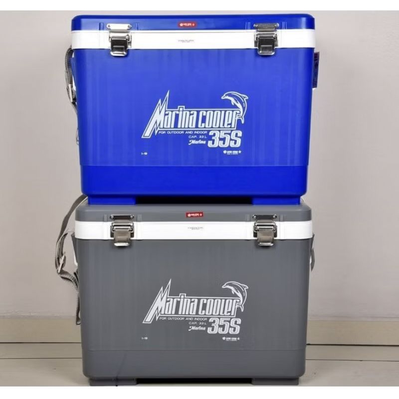 22L & 33L Lion star MARINA Cooler Box 35S / Ice Box/ Ice Bucket / Picnic Box / Bocong Ais / Tong Ais Bekas Ais Ice Cream