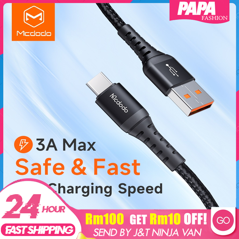 MCDODO Fast Charging USB Cable CA226/CA227/CA228 1M Data Cable QC4.0 Quick Charge Speed Cable see