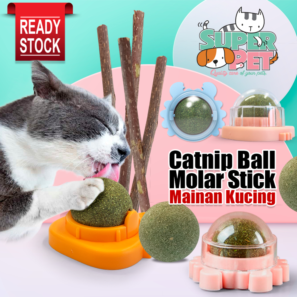Catnip Ball / Cat Toy Cat Grass Mint Cat Snacks Treats Fun T.. Cat Treats PetFinder.my