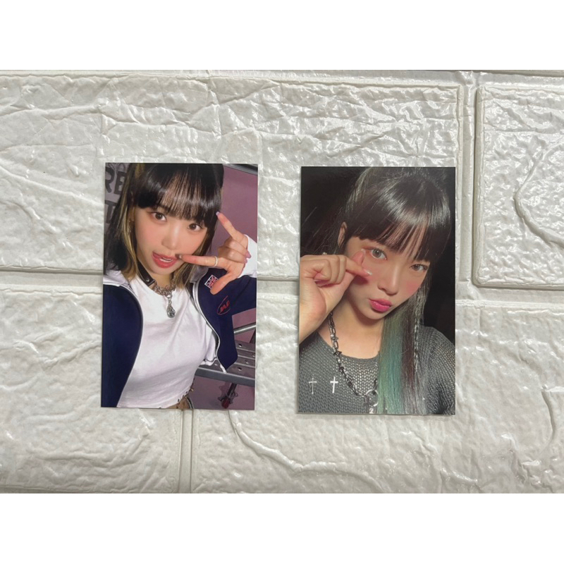 LE SSERAFIM Chaewon Eunchae Fearnada Merchandise T-Shirt Photocard PC