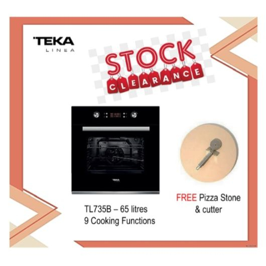 Stock Clearance Teka Built In Oven TL735B (9 Cooking Functions) (Free Pizza Stone)