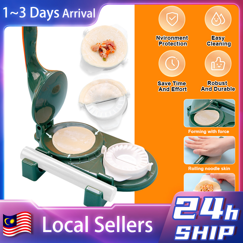 Dumpling Artifact Press Noodle Packs Wonton Dumpling Kitchen Tools Dumpling Mould Karipap Maker Sarang Karipap 压饺子皮神器