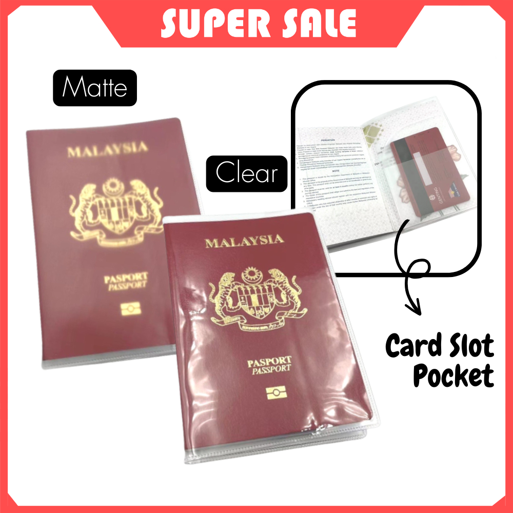 Transparent Passport Cover Waterproof with ID Card Pocket Travel Passport Holder Passport Protector Pasport Cover 透明护照套
