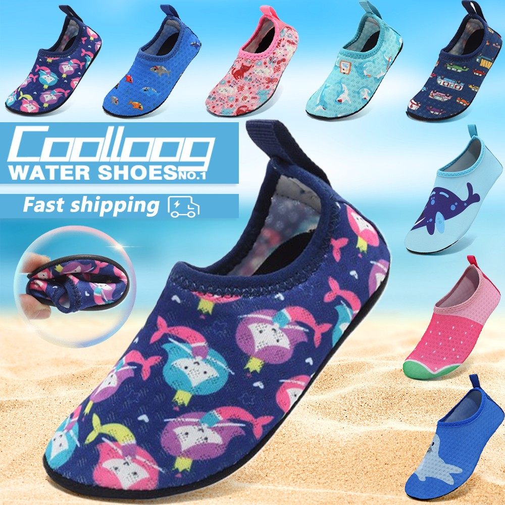 ✨IN SALE Barefoot Aqua shoes for kids indoor Rubber Water Shoes Quick-Dry Beach Swimming Shoes for girls boys