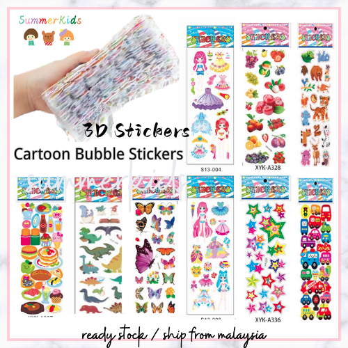 animal sticker 3d sticker for bottle frozen sticker ultraman sticker mermaid sticker paper toys children sticker 贴纸防水