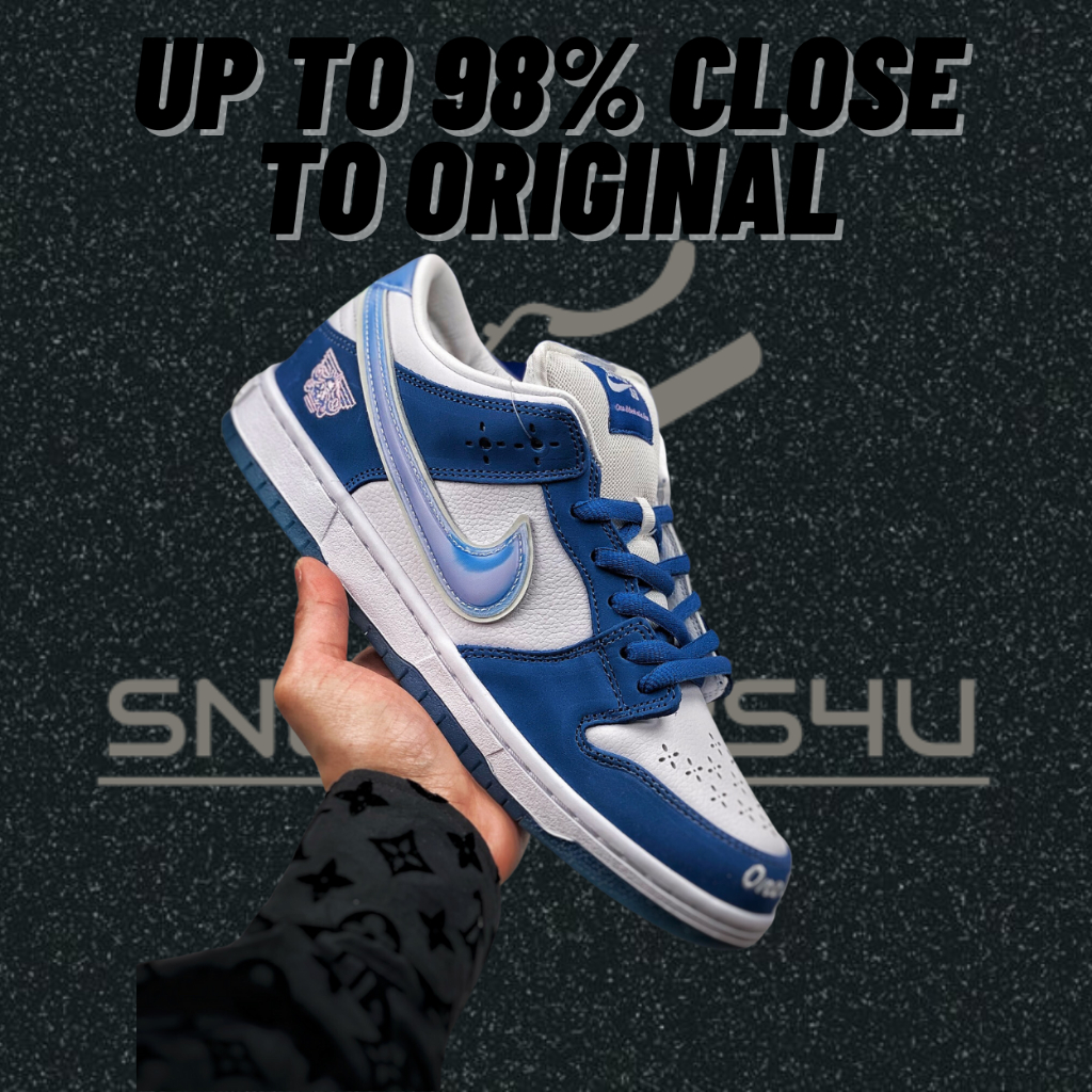 [Free Gifts God Version] Born X Raised X Nike SB Dunk Low "Release Date" Casual Low Top Sneakers