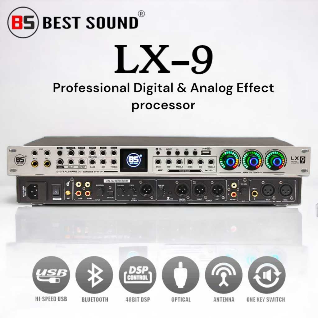 BS Professional Digital PRE-EFFECTS Processor LX-9