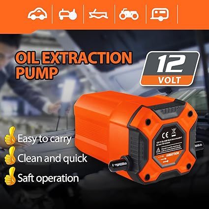 MKR Electric Car Oil Pump 12V 80W S0-004 Self Priming Pump Diesel Fuel Dispenser Pumping Fuel Transfer Engine Oil Pump