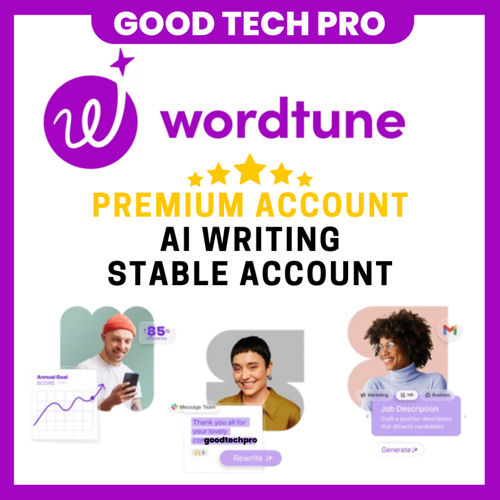 Wordtune Premium Writing Assistant AI Writing Tool that Rewrites, Rephrases & Tone Checker