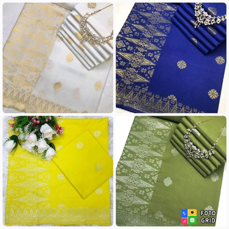 Kain Pasang Songket Tenun Tabur / Tenun Asli Kain Songket, Kain Pasang Songket Tabur, Songket Tabur