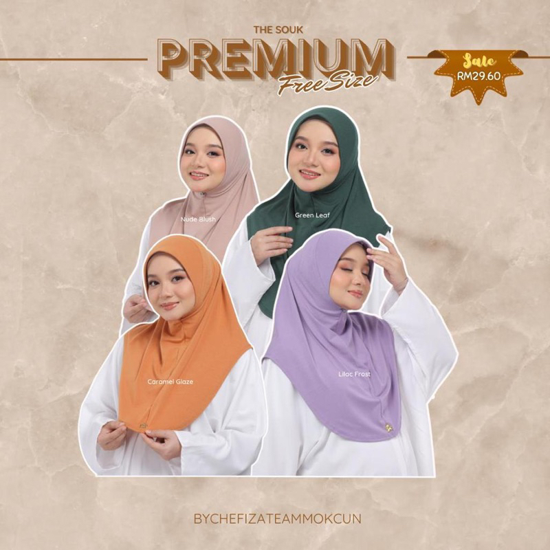 20% OFF TUDUNG SOUK SARUNG PREMIUM BYCHEFIZA