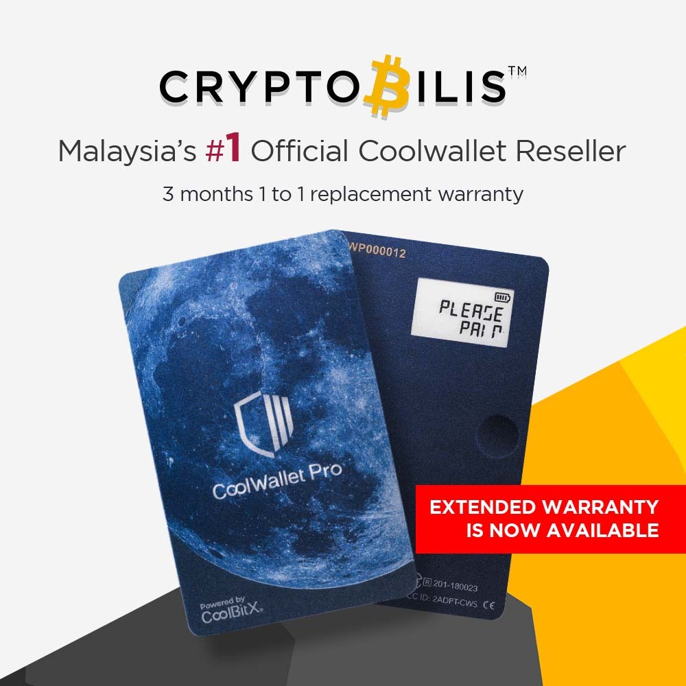 CoolWallet Pro - CoolWallet Authorized Reseller (CryptoBilis) Bitcoin / Cryptocurrency Hardware Wallet