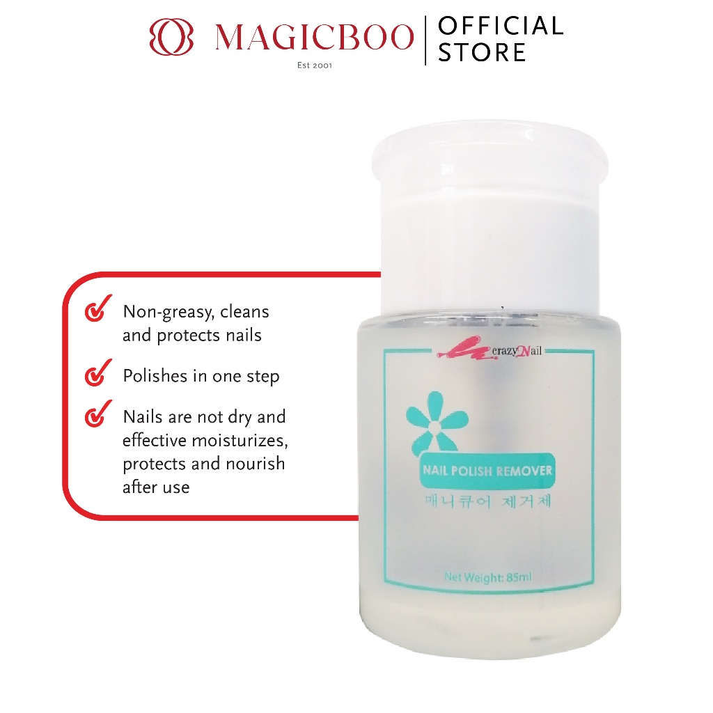 Magicboo Crazy Nail Polish Remover - 85ml 卸甲剂