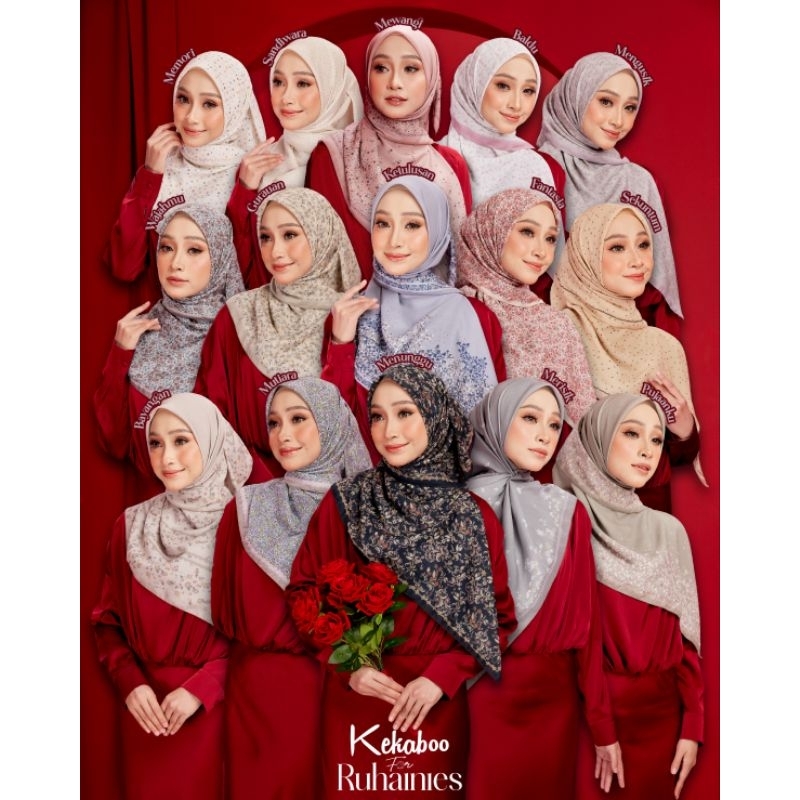 [BAWAL COTTON] TUDUNG KEKABOO X ADIRA/BELLA/IRMA/RUHAINIES