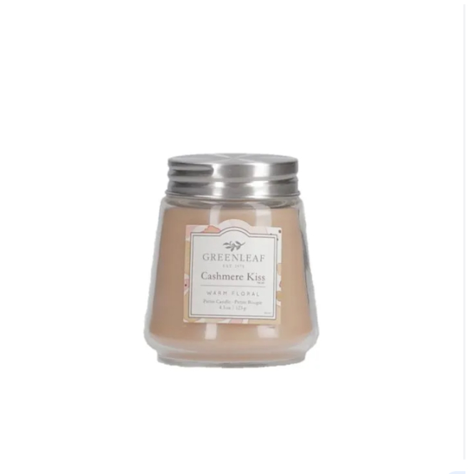 GREENLEAF Petite Candle 123g (Bella Freesia/Cashmere Kiss/Classic Linen/Lavender)