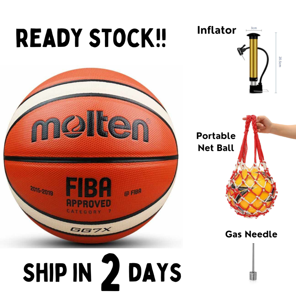 (READY STOCK) Molten GG7X / BG4500 / BG5000 FIBA Basketball Size 7/Molten Bola Keranjang 摩腾篮球 ※??????? ??????? NBA