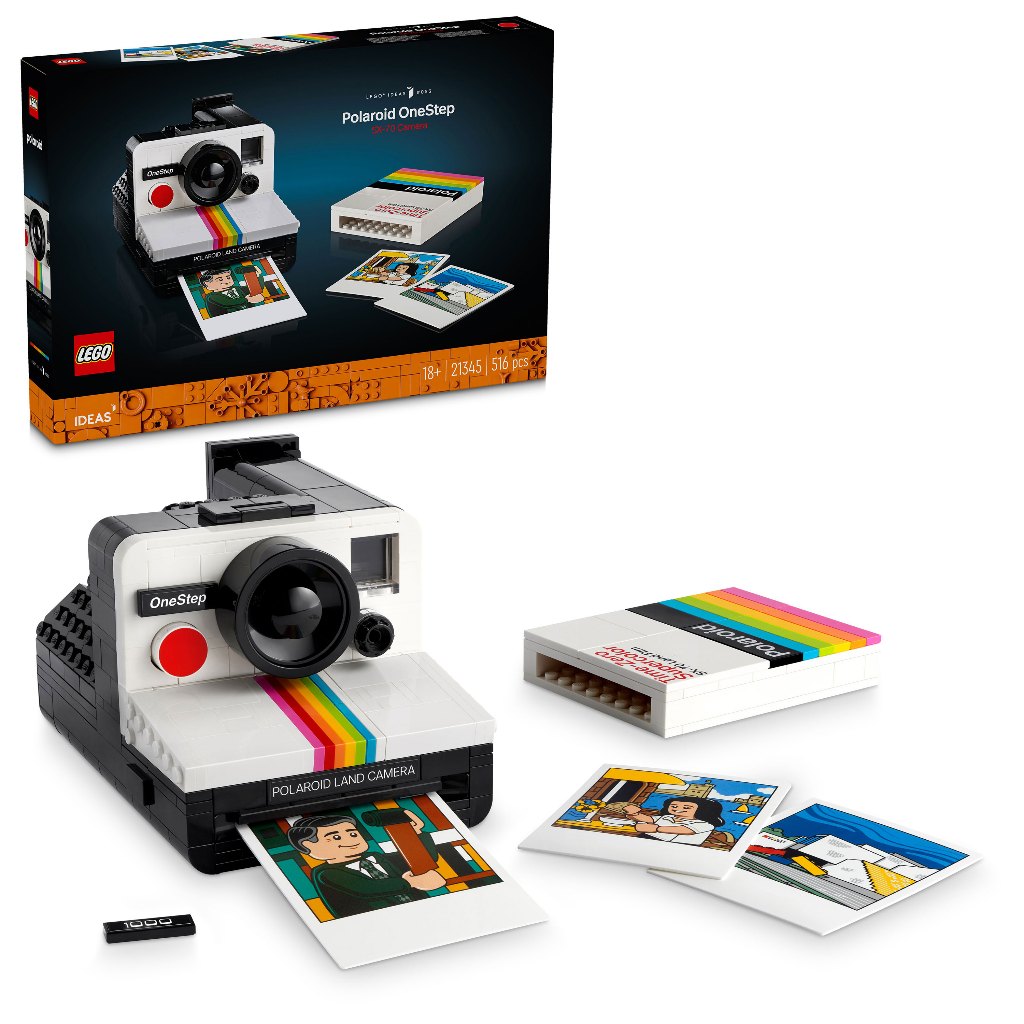 [BricksInBoots] LEGO IDEAS Polaroid One Step SX-70 3.5(21345)(516 Pieces)