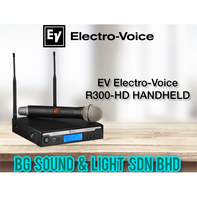 EV Electro-Voice R300-HD Wireless Handheld Microphone System ( R300HD / R300 HD )