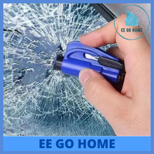 Glass Window Breaker Mini Emergency Escape Hammer Window Breaker Key Chain Escape Tools Seat Belt Cutter