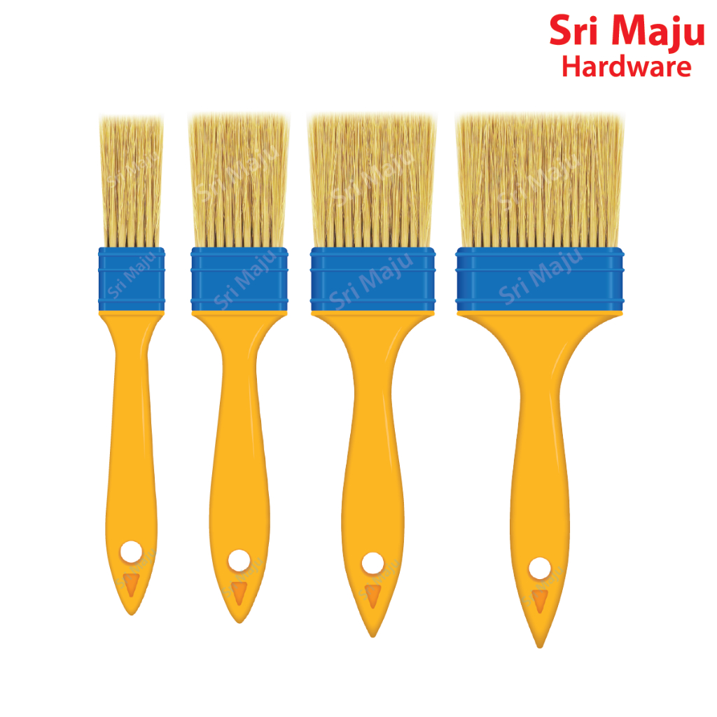 MAJU Synthetic 88 Nylon Paint Brush for Oil Water Base Home Office School Smart Painting Indoor Outdoor Use Berus Cat