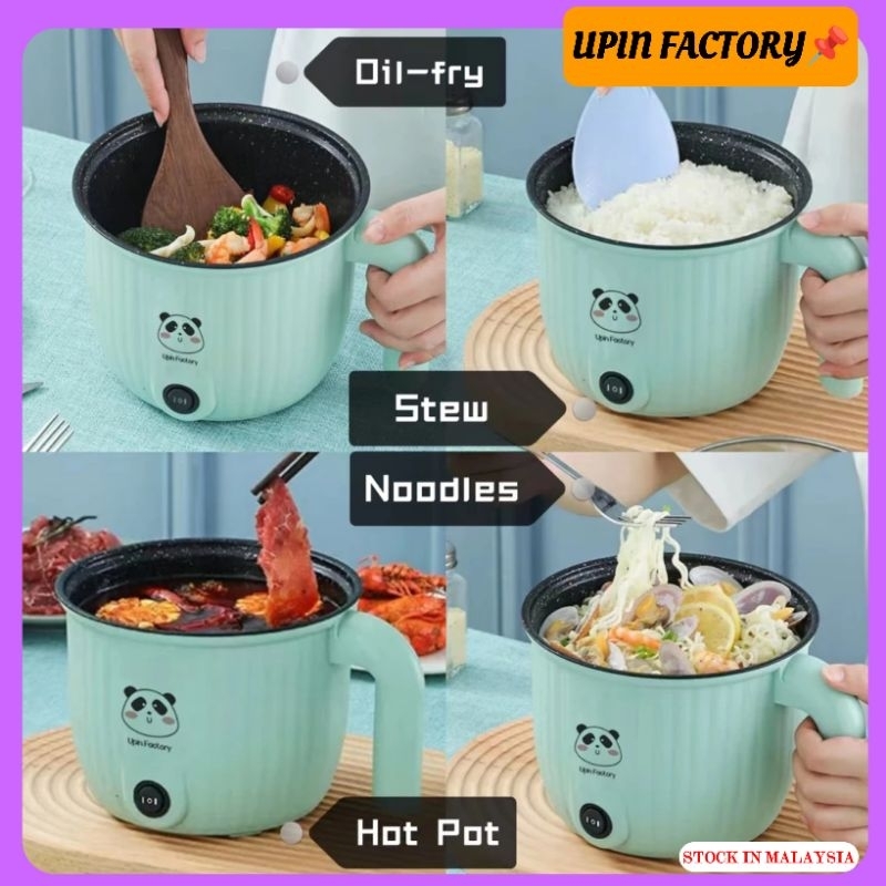 ReadyStock🔥HotSales Multifunctional 1.8L NonStick Electric Pot