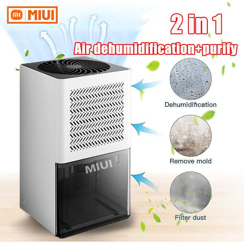 Xiaomi MIUI Dehumidifier Moisture Absorbers Air Purifier Dryer Quiet Air Dehumidifier Household Bedroom Office除湿器