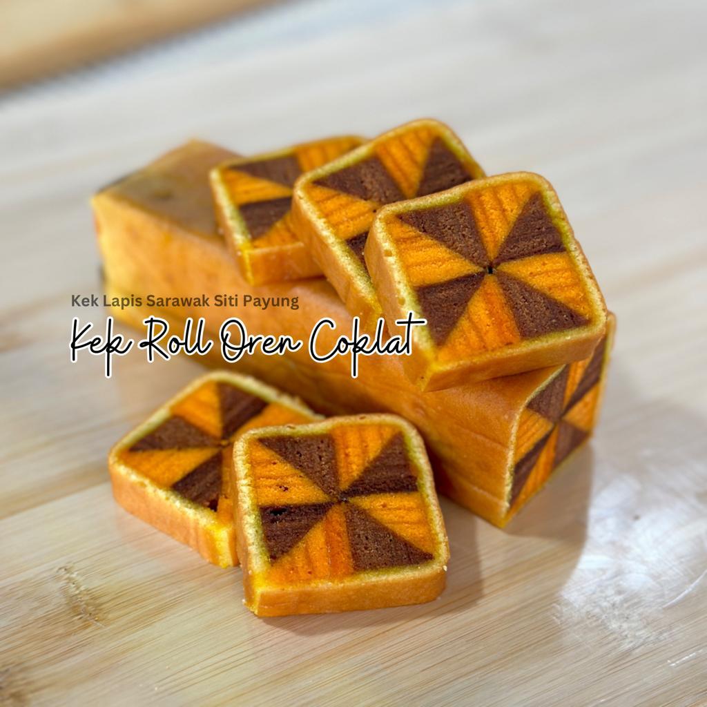 Siti Payung Kek Lapis Sarawak perisa Oren Coklat - Premium