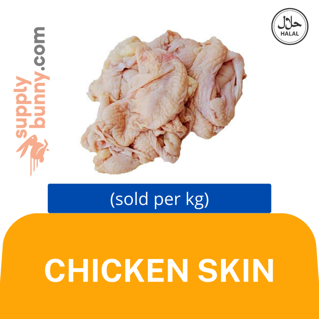 KLANG VALLEY ONLY! Chicken Skin (sold per kg) Halal ✔️ 鸡皮 MCY Food Supply Kulit Ayam