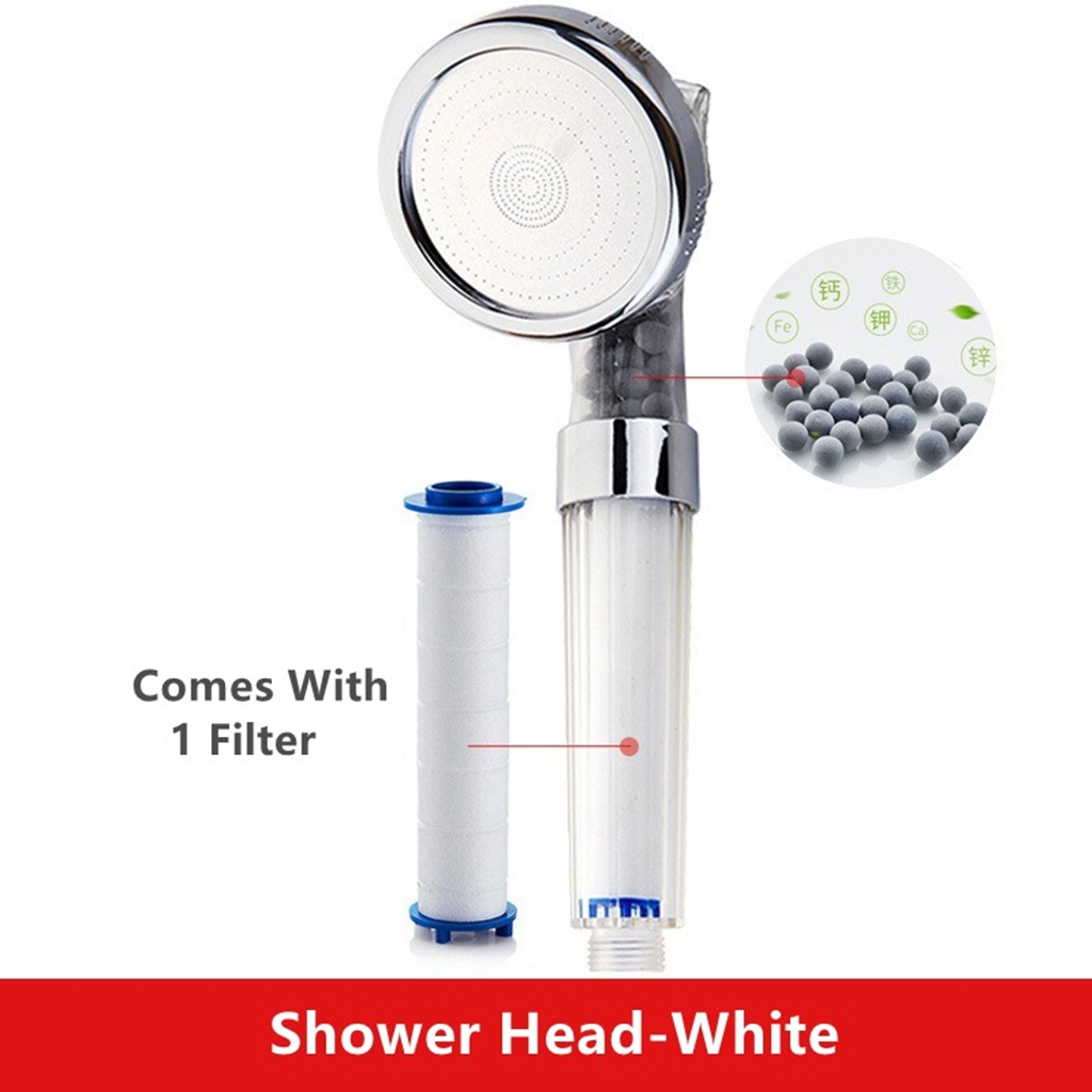 PSH1 Negative ions Bathroom Handheld Shower Head With Filter High Pressure 3 Mode
