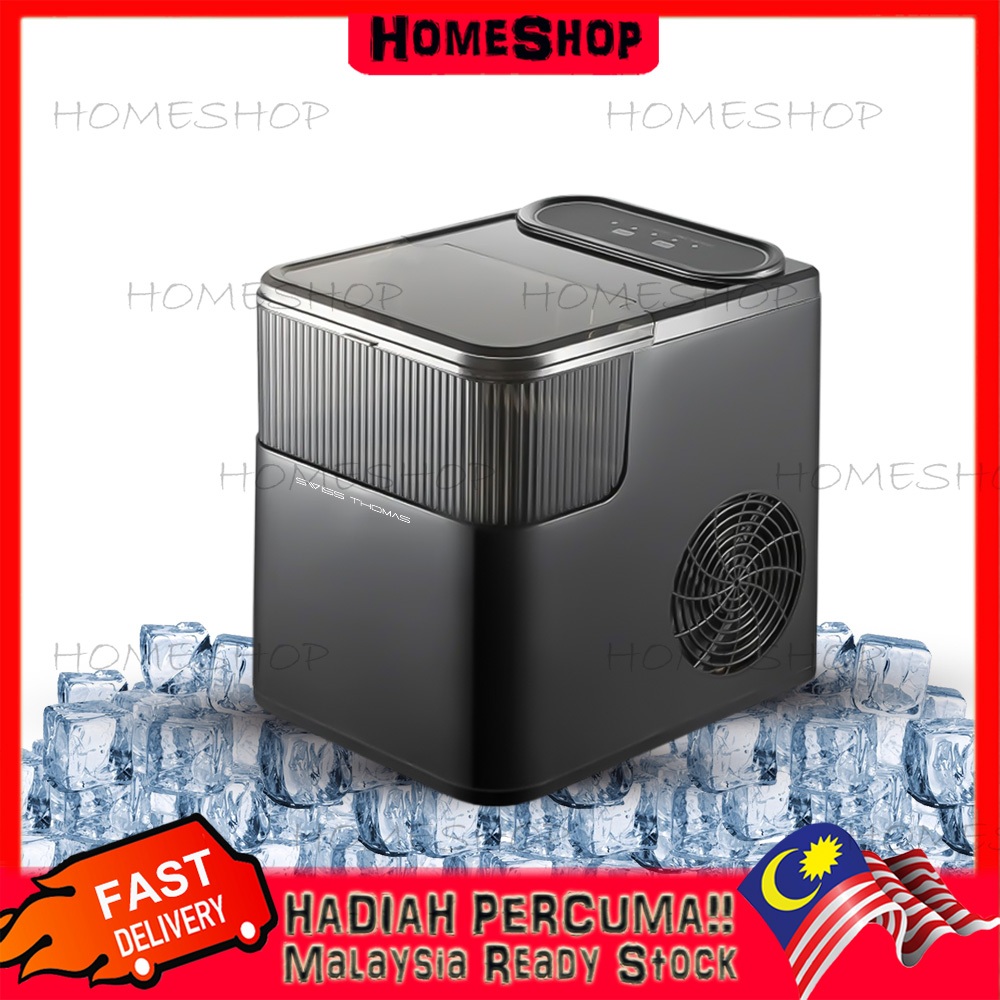 HomeShop Ice Cube Maker Electric Fast Ice Maker Mini Ice Maker Machine ElectricMesin Ais Batu Mesin Batu Ais 制冰器