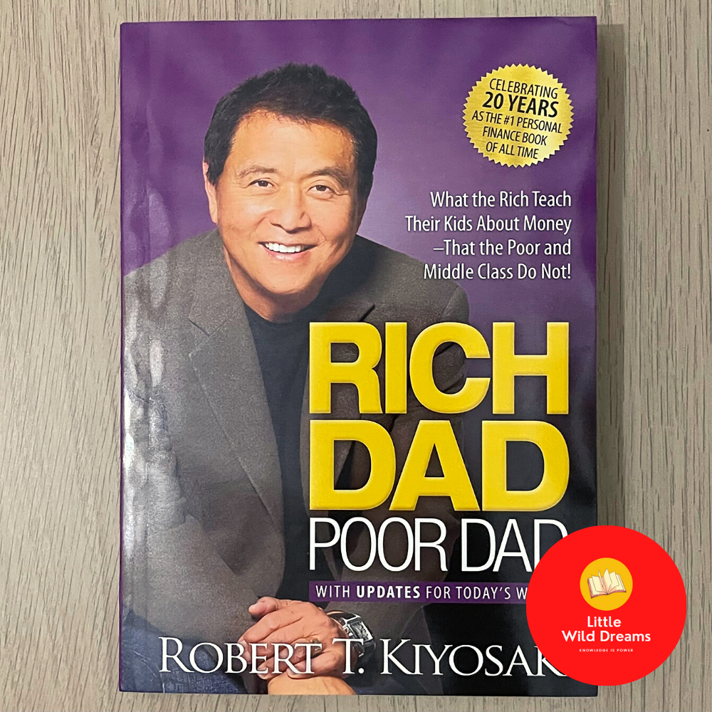 English Book : Rich Dad Poor Dad (20th Anniversary Edition) By Robert T. Kiyosaki Finance Business