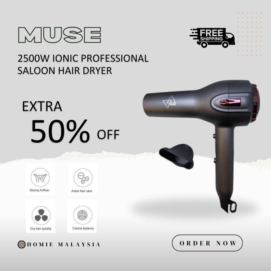 MUSE 2500W Saloon Hair Dryer