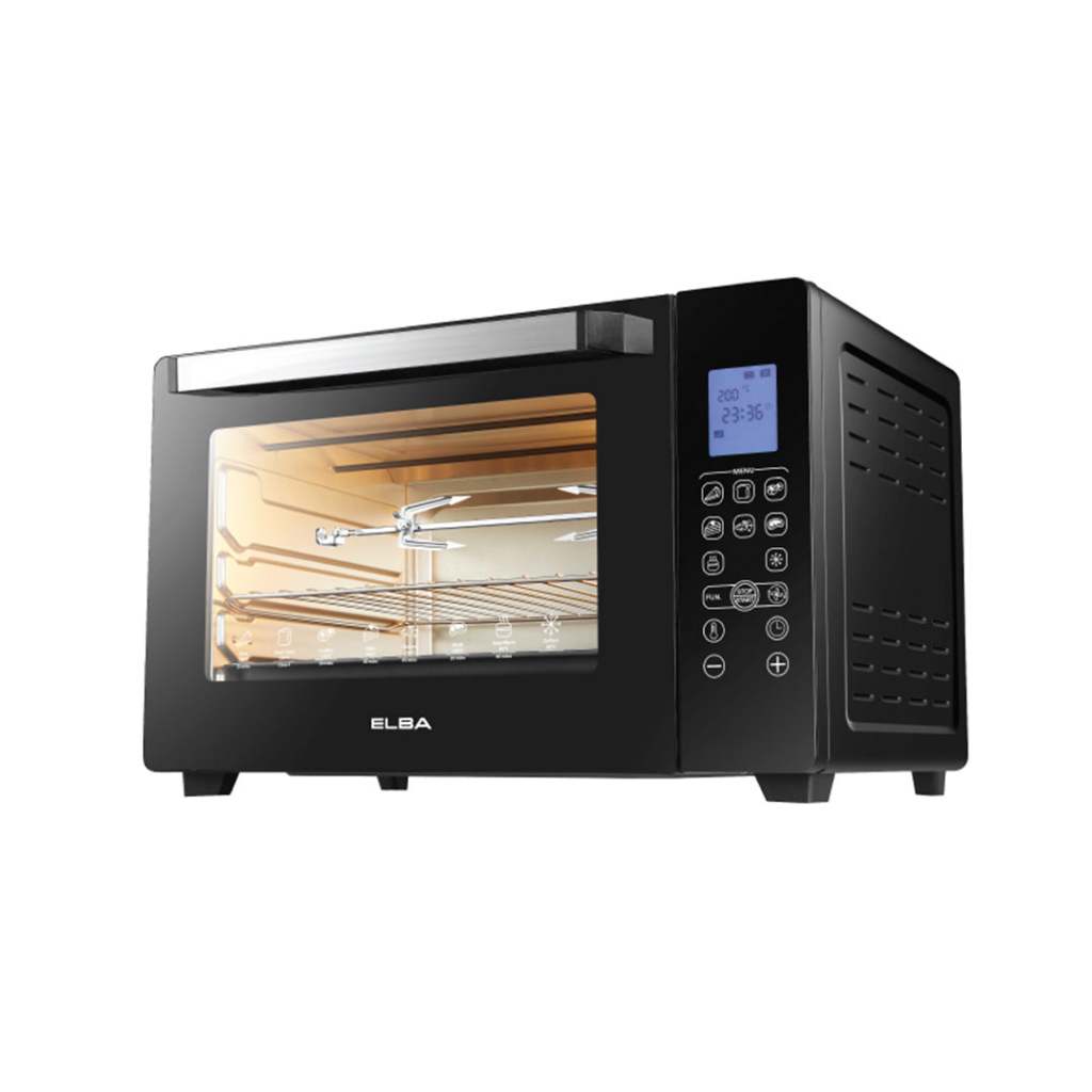 ELBA 60L Digital Electric Oven EEO-J6091D(BK) 6 Heating Selections, 8 Preset programs, Black (60L / 2000W