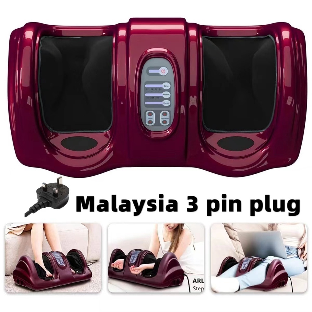 0Foot Care Massage Machine Reflexology Electric Foot Massager with Heat Infrared Red Mesin Urut Kaki 足底按摩器