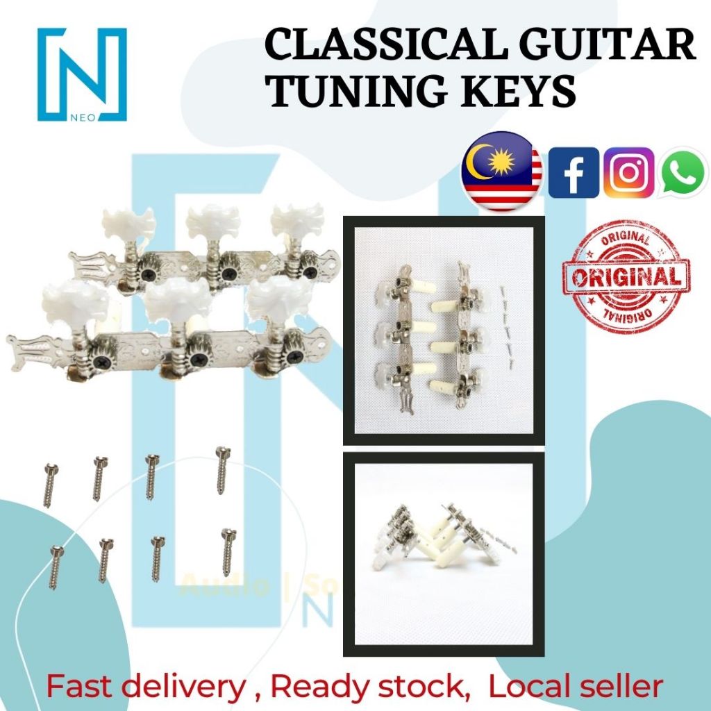 ☆CLASSICAL GUITAR ACCESSORIES ☆CLASSICAL GUITAR TUNING PEGS KEYS SET