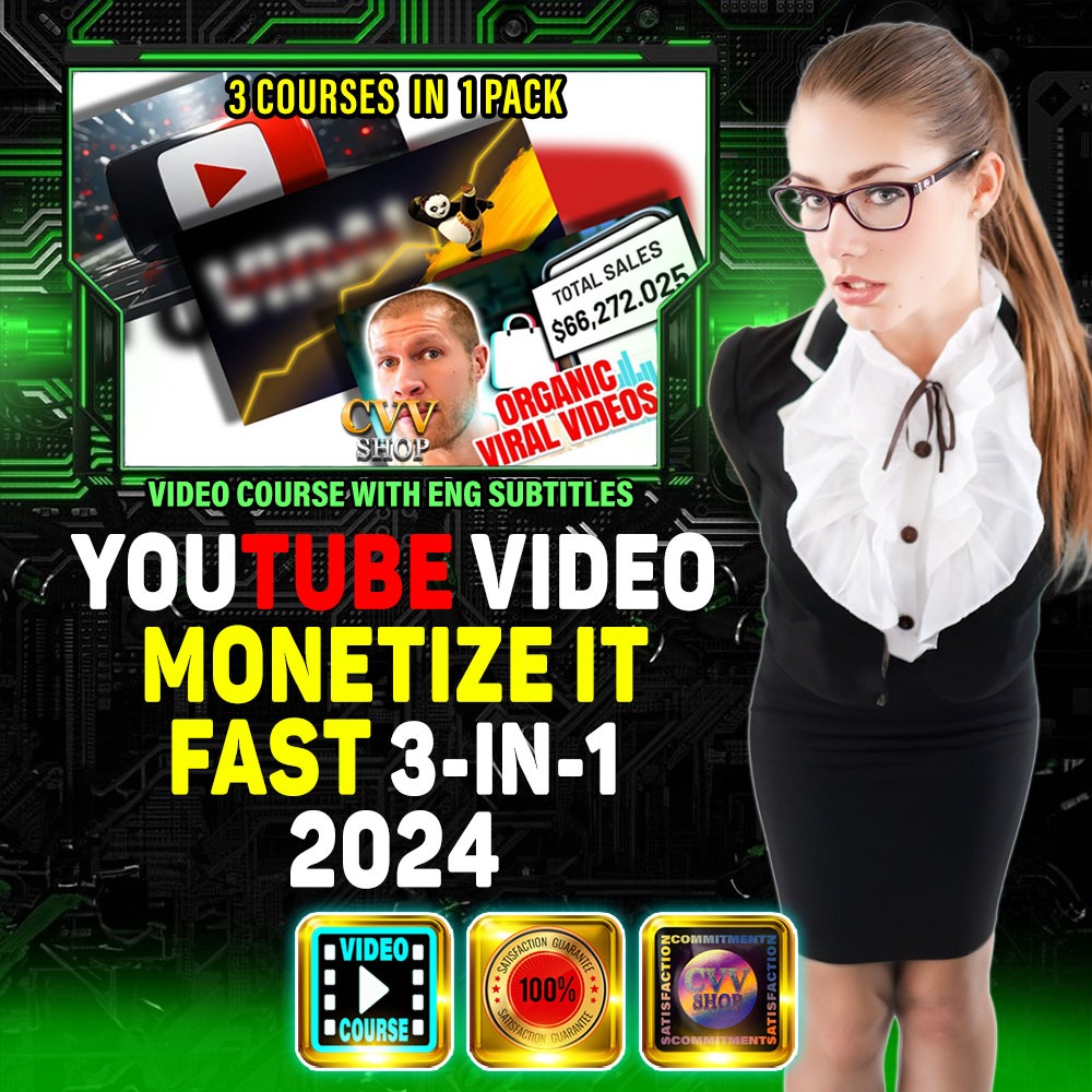 YouTube Monetize It Fast 3 in 1 Video Course For PC Windows - Content Creation + Thumbnail + Viral Videos + Monetize QC