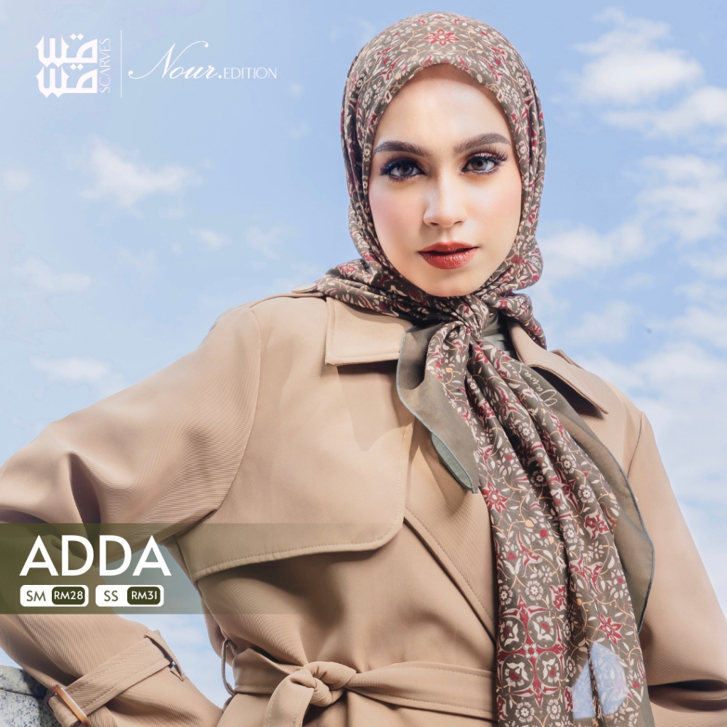 Nour & Monogram Collection By Wawa Scarves