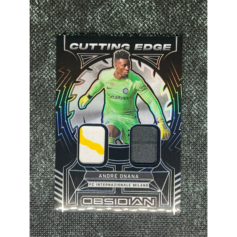 2022-23 Obsidian Cutting Edge Dual Patch 180/199 Inter Milan - Andre Onana