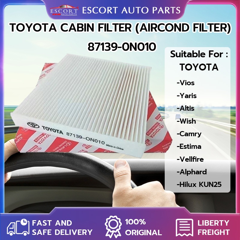 【Original】Cabin Air Filter TOYOTA Corolla Camry Air Conditioning Filter Element 87139-ON01 Cabin Filter Aircond