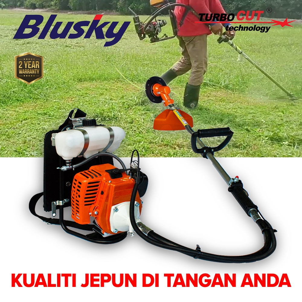 BRAVADO/WINAS/APACHE BG328 | Heavy Duty Mesin Potong Rumput | Backpack Brush Cutter | Grass Trimmer | 2 TAHUN WARRANTY