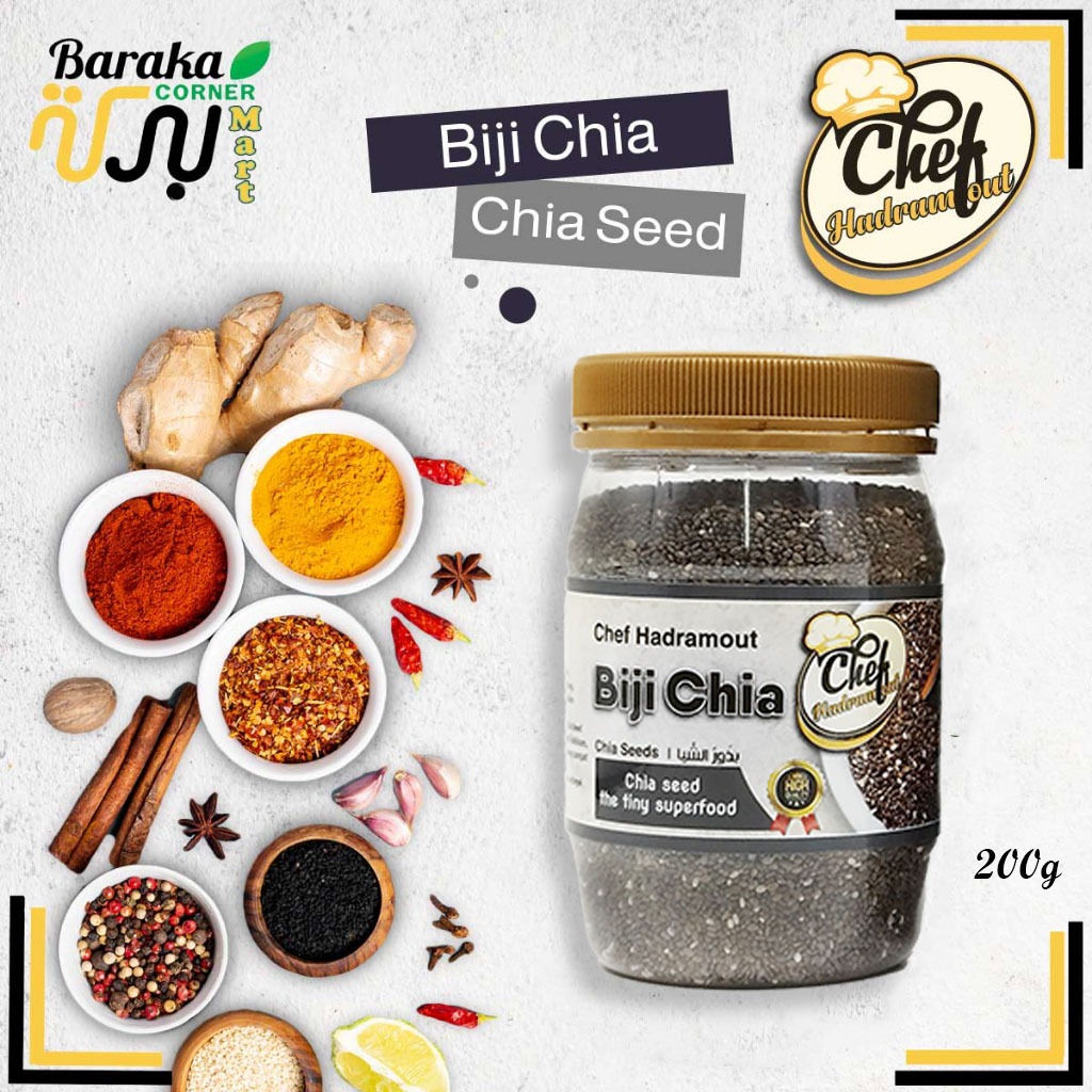 Chia Biji Organik | Organic Chia Seed 100g/200g/400g