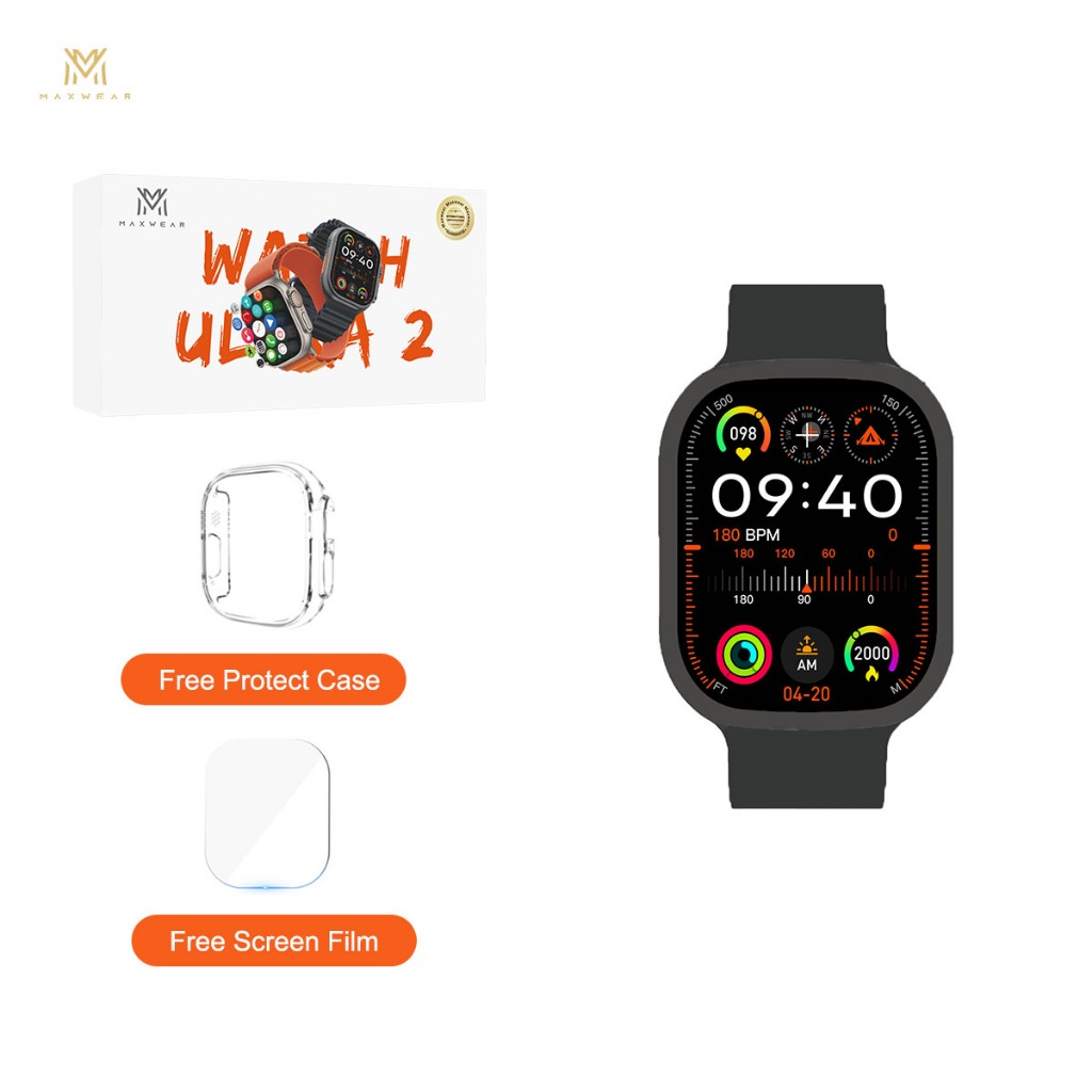 Maxwear Watch Ultra 2 Smartwatch 2.01inch 49MM Dynamic Island Waterproof IP68 Bluetooth Call ChatGpt Smartwatch